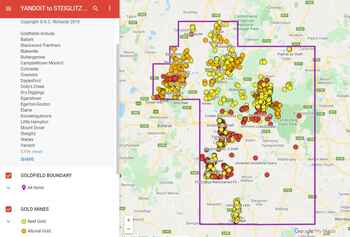 Yandoit to Steiglitz Goldfield District